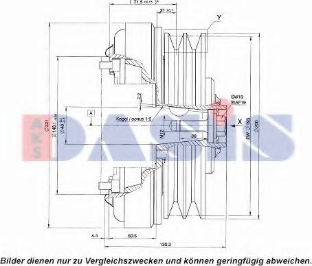 AKS Dasis 851119N - Embrayage magnétique, pour compresseurs de climatisation cwaw.fr