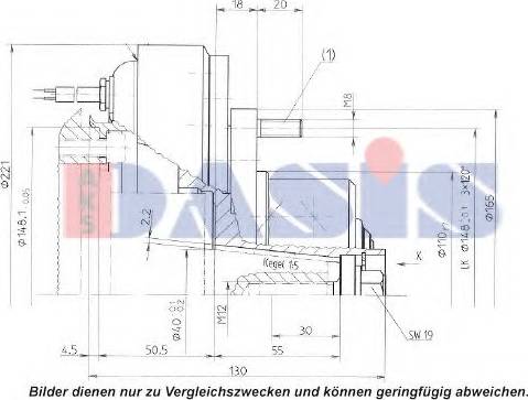 AKS Dasis 851121N - Embrayage magnétique, pour compresseurs de climatisation cwaw.fr