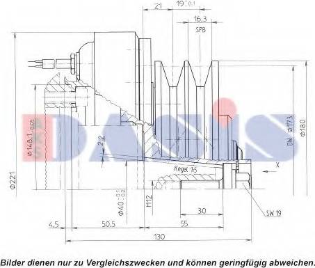 AKS Dasis 851123N - Embrayage magnétique, pour compresseurs de climatisation cwaw.fr