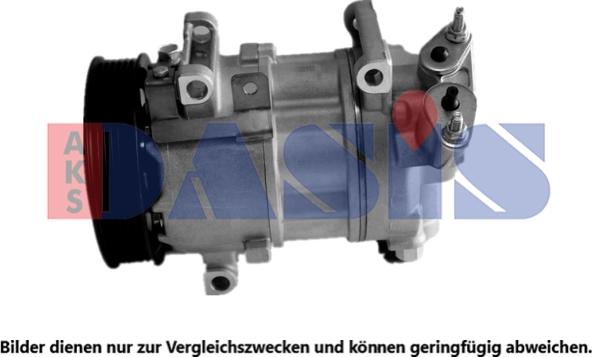 AKS Dasis 851865N - Compresseur, climatisation cwaw.fr