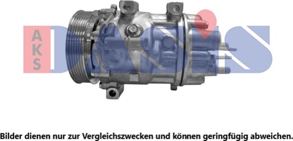 AKS Dasis 851814N - Compresseur, climatisation cwaw.fr