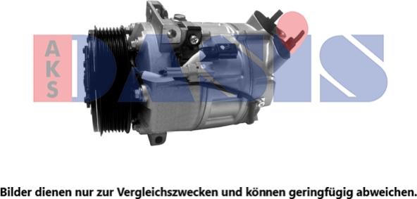 AKS Dasis 851880N - Compresseur, climatisation cwaw.fr