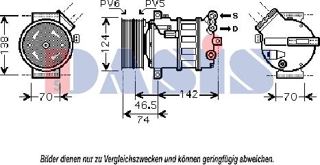 AKS Dasis 851799N - Compresseur, climatisation cwaw.fr