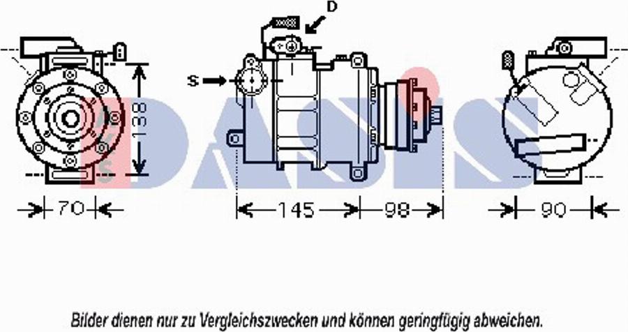 AKS Dasis 851797N - Compresseur, climatisation cwaw.fr