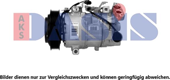 AKS Dasis 852903N - Compresseur, climatisation cwaw.fr