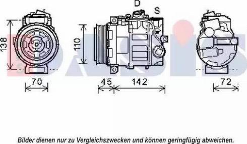 AKS Dasis 852595N - Compresseur, climatisation cwaw.fr