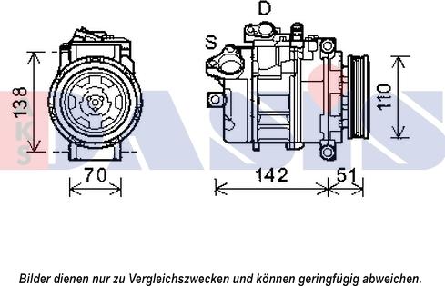 AKS Dasis 852544N - Compresseur, climatisation cwaw.fr