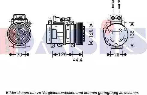 AKS Dasis 852583N - Compresseur, climatisation cwaw.fr