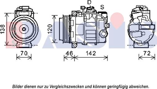 AKS Dasis 852604N - Compresseur, climatisation cwaw.fr