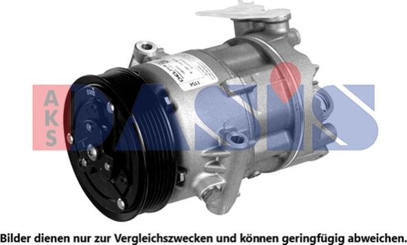 AKS Dasis 852685N - Compresseur, climatisation cwaw.fr