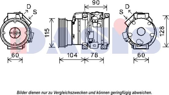 AKS Dasis 852636N - Compresseur, climatisation cwaw.fr