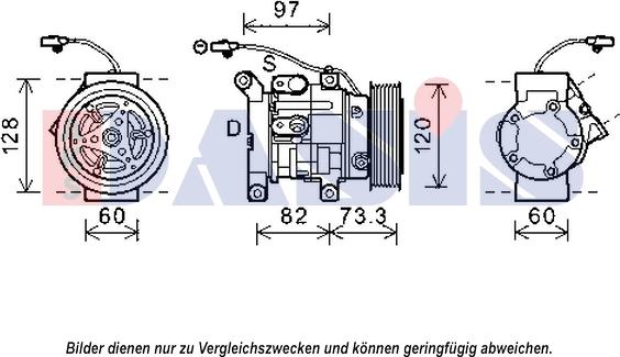 AKS Dasis 852627N - Compresseur, climatisation cwaw.fr