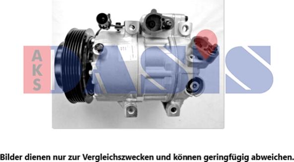 AKS Dasis 852857N - Compresseur, climatisation cwaw.fr