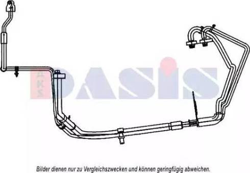 AKS Dasis 885817N - Conduite à haute / basse pression, climatisation cwaw.fr