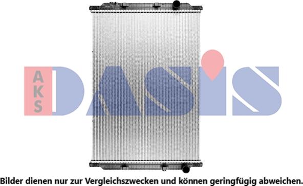 AKS Dasis 390032SXB - Radiateur, refroidissement du moteur cwaw.fr