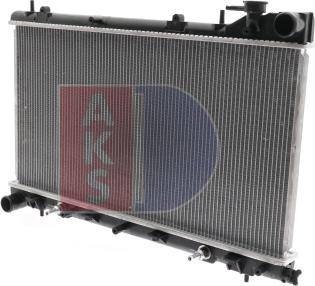 AKS Dasis 350019N - Radiateur, refroidissement du moteur cwaw.fr