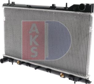 AKS Dasis 350037N - Radiateur, refroidissement du moteur cwaw.fr