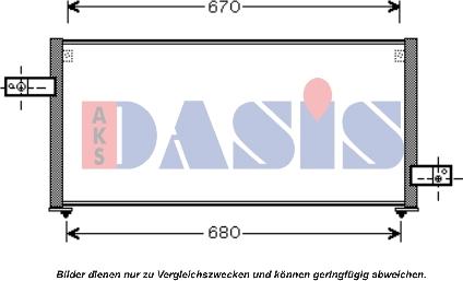 AKS Dasis 352007N - Condensateur, climatisation cwaw.fr