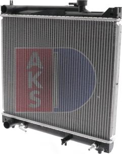 AKS Dasis 320450N - Radiateur, refroidissement du moteur cwaw.fr