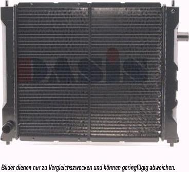 AKS Dasis 370270N - Radiateur, refroidissement du moteur cwaw.fr