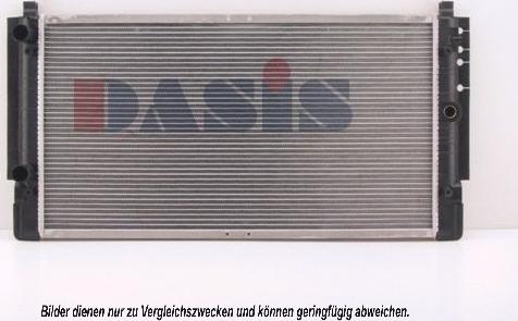 AKS Dasis 240090N - Radiateur, refroidissement du moteur cwaw.fr