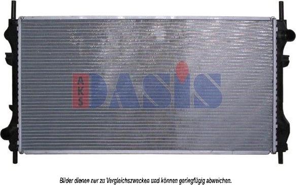 AKS Dasis 250610N - Radiateur, refroidissement du moteur cwaw.fr