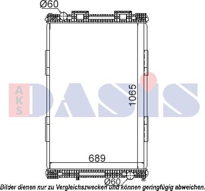 AKS Dasis 260140S - Radiateur, refroidissement du moteur cwaw.fr