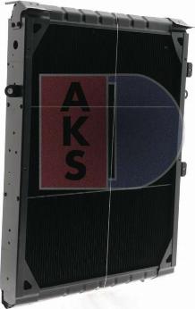 AKS Dasis 261580N - Radiateur, refroidissement du moteur cwaw.fr