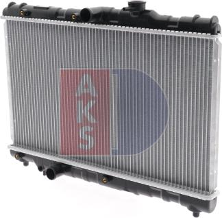 AKS Dasis 210070N - Radiateur, refroidissement du moteur cwaw.fr