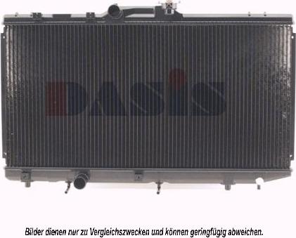 AKS Dasis 210380N - Radiateur, refroidissement du moteur cwaw.fr