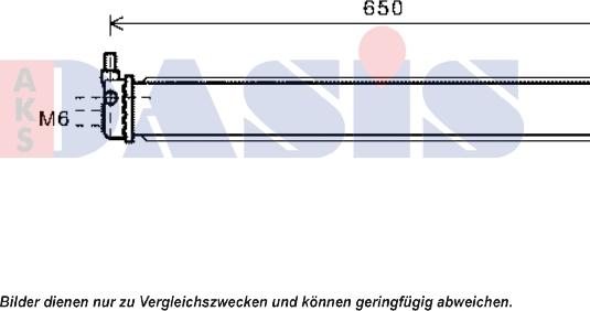 AKS Dasis 210236N - Radiateur, refroidissement du moteur cwaw.fr