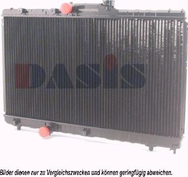 AKS Dasis 211640N - Radiateur, refroidissement du moteur cwaw.fr