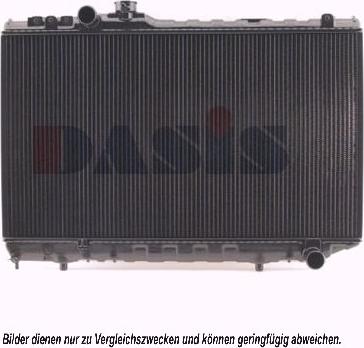 AKS Dasis 211130N - Radiateur, refroidissement du moteur cwaw.fr