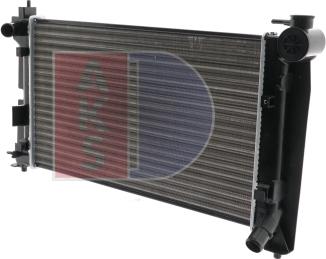 AKS Dasis 212031N - Radiateur, refroidissement du moteur cwaw.fr