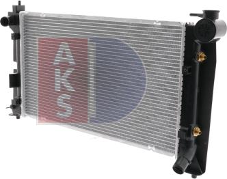 AKS Dasis 212029N - Radiateur, refroidissement du moteur cwaw.fr