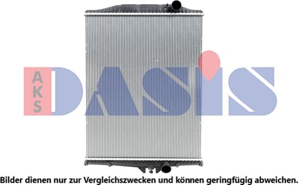 AKS Dasis 280009SXV - Radiateur, refroidissement du moteur cwaw.fr