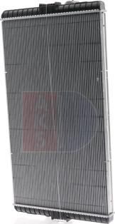 AKS Dasis 280021X - Radiateur, refroidissement du moteur cwaw.fr