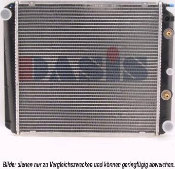 AKS Dasis 220600N - Radiateur, refroidissement du moteur cwaw.fr