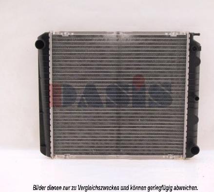 AKS Dasis 220750N - Radiateur, refroidissement du moteur cwaw.fr