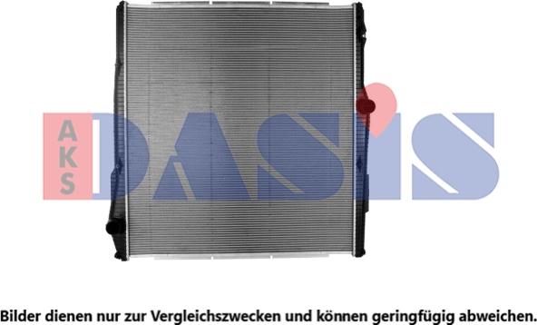 AKS Dasis 270015S - Radiateur, refroidissement du moteur cwaw.fr