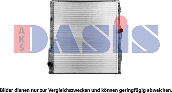 AKS Dasis 270015X - Radiateur, refroidissement du moteur cwaw.fr