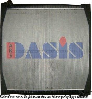 AKS Dasis 270070N - Radiateur, refroidissement du moteur cwaw.fr