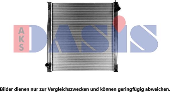 AKS Dasis 270070SXB - Radiateur, refroidissement du moteur cwaw.fr