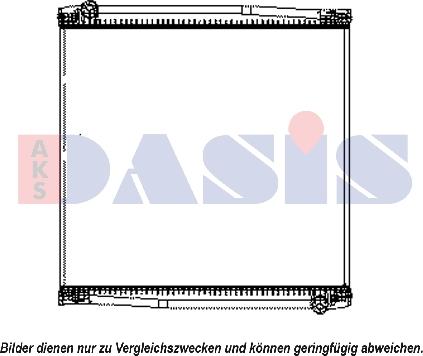 AKS Dasis 270070S - Radiateur, refroidissement du moteur cwaw.fr