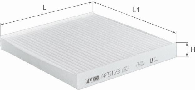 ALPHA FILTER AF5123 - Filtre, air de l'habitacle cwaw.fr