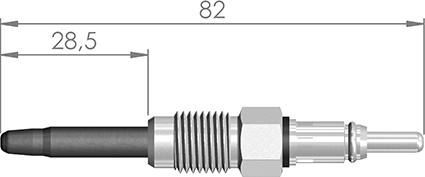 A-N PARTS 080 376 - Bougie de préchauffage cwaw.fr