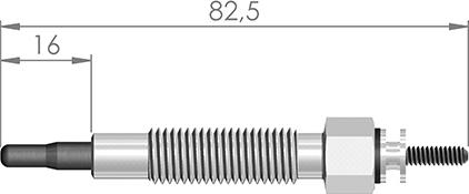 A-N PARTS 082 302 - Bougie de préchauffage cwaw.fr