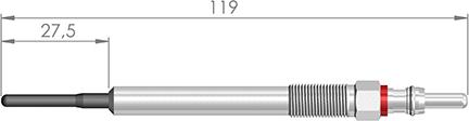 A-N PARTS 119 031 - Bougie de préchauffage cwaw.fr