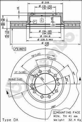 AP 44043 - Disque de frein cwaw.fr