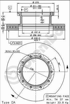 AP 44035 - Disque de frein cwaw.fr